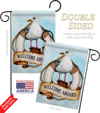 Seagull - Nautical Coastal Vertical Impressions Decorative Flags HG107073 Made In USA