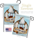 Seagull - Nautical Coastal Vertical Impressions Decorative Flags HG107073 Made In USA