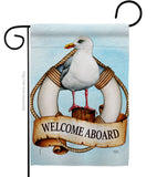 Seagull - Nautical Coastal Vertical Impressions Decorative Flags HG107073 Made In USA