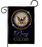 Pray United States Sailors - Military Americana Vertical Impressions Decorative Flags HG120066 Made In USA