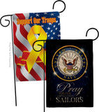 Pray United States Sailors - Military Americana Vertical Impressions Decorative Flags HG120066 Made In USA