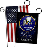 Pray United States Sailors - Military Americana Vertical Impressions Decorative Flags HG120070 Made In USA