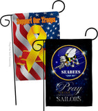 Pray United States Sailors - Military Americana Vertical Impressions Decorative Flags HG120070 Made In USA