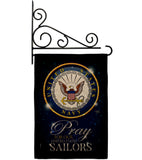 Pray United States Sailors - Military Americana Vertical Impressions Decorative Flags HG120066 Made In USA