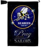 Pray United States Sailors - Military Americana Vertical Impressions Decorative Flags HG120070 Made In USA