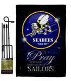 Pray United States Sailors - Military Americana Vertical Impressions Decorative Flags HG120070 Made In USA