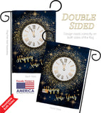 Countdown New Year - New Year Winter Vertical Impressions Decorative Flags HG116011 Made In USA