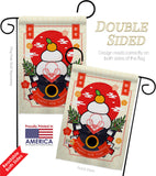 Good Fortune Mochi - New Year Winter Vertical Impressions Decorative Flags HG130296 Made In USA