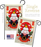 Good Fortune Mochi - New Year Winter Vertical Impressions Decorative Flags HG130296 Made In USA