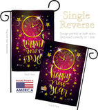 Unforgettable New Year - New Year Winter Vertical Impressions Decorative Flags HG137131 Made In USA