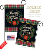 Winter New Year - New Year Winter Vertical Impressions Decorative Flags HG137222 Made In USA