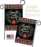 Winter New Year - New Year Winter Vertical Impressions Decorative Flags HG137222 Made In USA