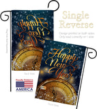 Countdown New Year - New Year Winter Vertical Impressions Decorative Flags HG137335 Made In USA