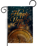 Countdown New Year - New Year Winter Vertical Impressions Decorative Flags HG137335 Made In USA