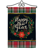 Winter New Year - New Year Winter Vertical Impressions Decorative Flags HG137222 Made In USA