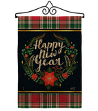 Winter New Year - New Year Winter Vertical Impressions Decorative Flags HG137222 Made In USA