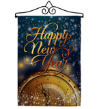 Countdown New Year - New Year Winter Vertical Impressions Decorative Flags HG137335 Made In USA