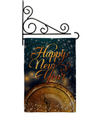 Countdown New Year - New Year Winter Vertical Impressions Decorative Flags HG137335 Made In USA