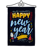 It New Year - New Year Winter Vertical Impressions Decorative Flags HG192252 Made In USA