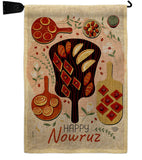 Nowruz Sweet Dish - Faith & Religious Inspirational Vertical Impressions Decorative Flags HG190008 Made In USA