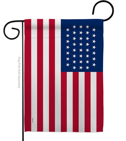 United States (1877–1890) - Nationality Flags of the World Impressions Decorative Flags HG141118 Made In USA