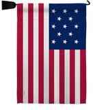 Flag of the United States (1777–1795) - Nationality Flags of the World Impressions Decorative Flags HG141099 Made In USA