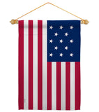 Flag of the United States (1777–1795) - Nationality Flags of the World Impressions Decorative Flags HG141099 Made In USA