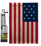 Flag of the United States (1777–1795) - Nationality Flags of the World Impressions Decorative Flags HG141099 Made In USA