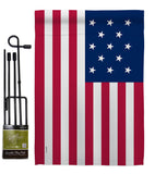 Flag of the United States (1777–1795) - Nationality Flags of the World Impressions Decorative Flags HG141099 Made In USA