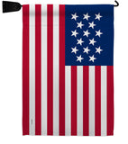 United States (1795-1818) - Nationality Flags of the World Impressions Decorative Flags HG141100 Made In USA
