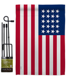 United States (1818-1819) - Nationality Flags of the World Impressions Decorative Flags HG141101 Made In USA