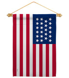 United States (1820–1822) - Nationality Flags of the World Impressions Decorative Flags HG141103 Made In USA
