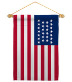 United States (1837–1845) - Nationality Flags of the World Impressions Decorative Flags HG141106 Made In USA