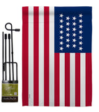 United States (1837–1845) - Nationality Flags of the World Impressions Decorative Flags HG141106 Made In USA