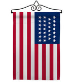 United States (1845–1846) - Nationality Flags of the World Impressions Decorative Flags HG141107 Made In USA