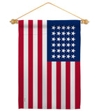 United States (1848–1851) - Nationality Flags of the World Impressions Decorative Flags HG141110 Made In USA