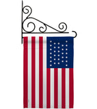 United States (1851–1858) - Nationality Flags of the World Impressions Decorative Flags HG141111 Made In USA