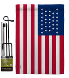 United States (1851–1858) - Nationality Flags of the World Impressions Decorative Flags HG141111 Made In USA