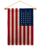 United States (1865–1867) - Nationality Flags of the World Impressions Decorative Flags HG141116 Made In USA