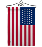 United States (1877–1890) - Nationality Flags of the World Impressions Decorative Flags HG141118 Made In USA
