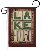 Lake House - Outdoor Nature Vertical Impressions Decorative Flags HG109057 Made In USA