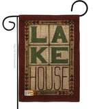 Lake House - Outdoor Nature Vertical Impressions Decorative Flags HG109057 Made In USA