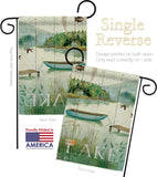 At the Lakeside - Outdoor Nature Vertical Impressions Decorative Flags HG109068 Made In USA