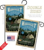 Around the Campfire - Outdoor Nature Vertical Impressions Decorative Flags HG109078 Made In USA