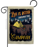 Better Campfire - Outdoor Nature Vertical Impressions Decorative Flags HG109079 Made In USA