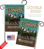 Adventure Camping - Outdoor Nature Vertical Impressions Decorative Flags HG137223 Made In USA