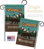 Adventure Camping - Outdoor Nature Vertical Impressions Decorative Flags HG137223 Made In USA