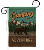 Adventure Camping - Outdoor Nature Vertical Impressions Decorative Flags HG137223 Made In USA