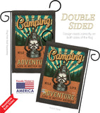 Summer Camping - Outdoor Nature Vertical Impressions Decorative Flags HG137236 Made In USA