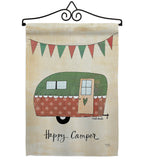 Camper - Outdoor Nature Vertical Impressions Decorative Flags HG109046 Made In USA